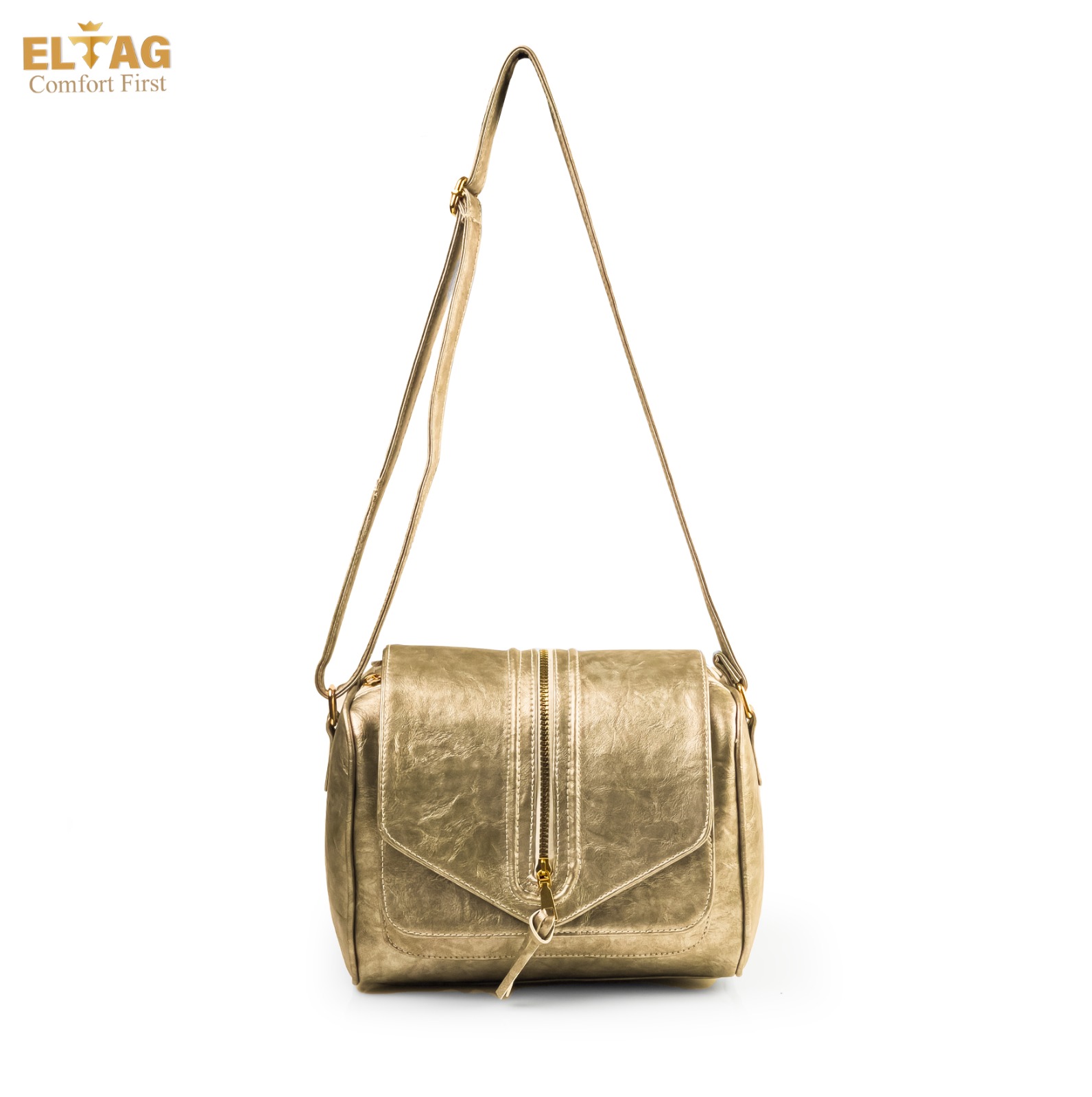  شنطة كروس جلد إيطالي مستورد لون أوكسيد مقاس 23×28